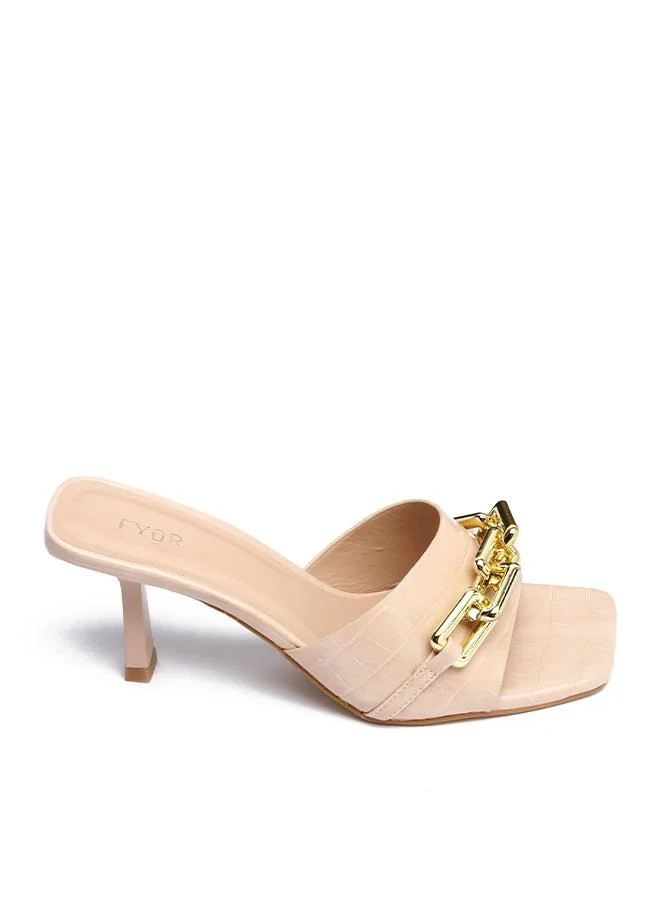 FYOR Chain Link Heeled Sandal HL 120